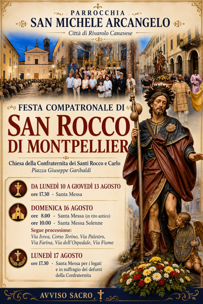FESTA COMPATRONALE DI SAN ROCCO DI MONTPELLIER
